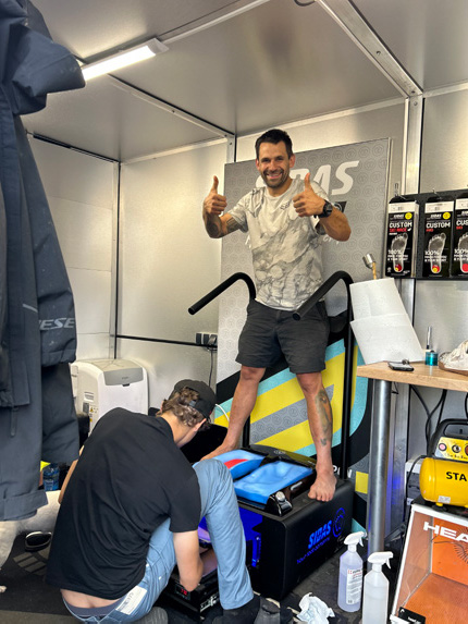 Arkadiusz Perin w Bootfitting Center